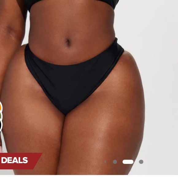 Fashion Nova Other - Fashion Nova Black High-Rise Bikini Bottom